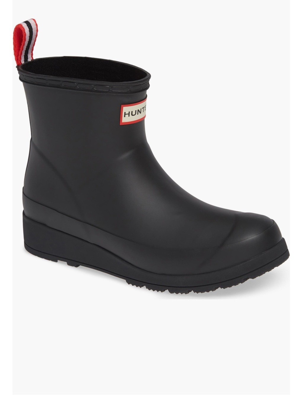 Hunter Original Play Waterproof Black Rain Boots Booties - Size 7
